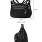 Multi Pockets Hobo Crossbody Bag For Women With Size chart
