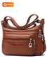 Multi Pockets Hobo Crossbody Bag For Women | Casual Waterproof Messenger Bag