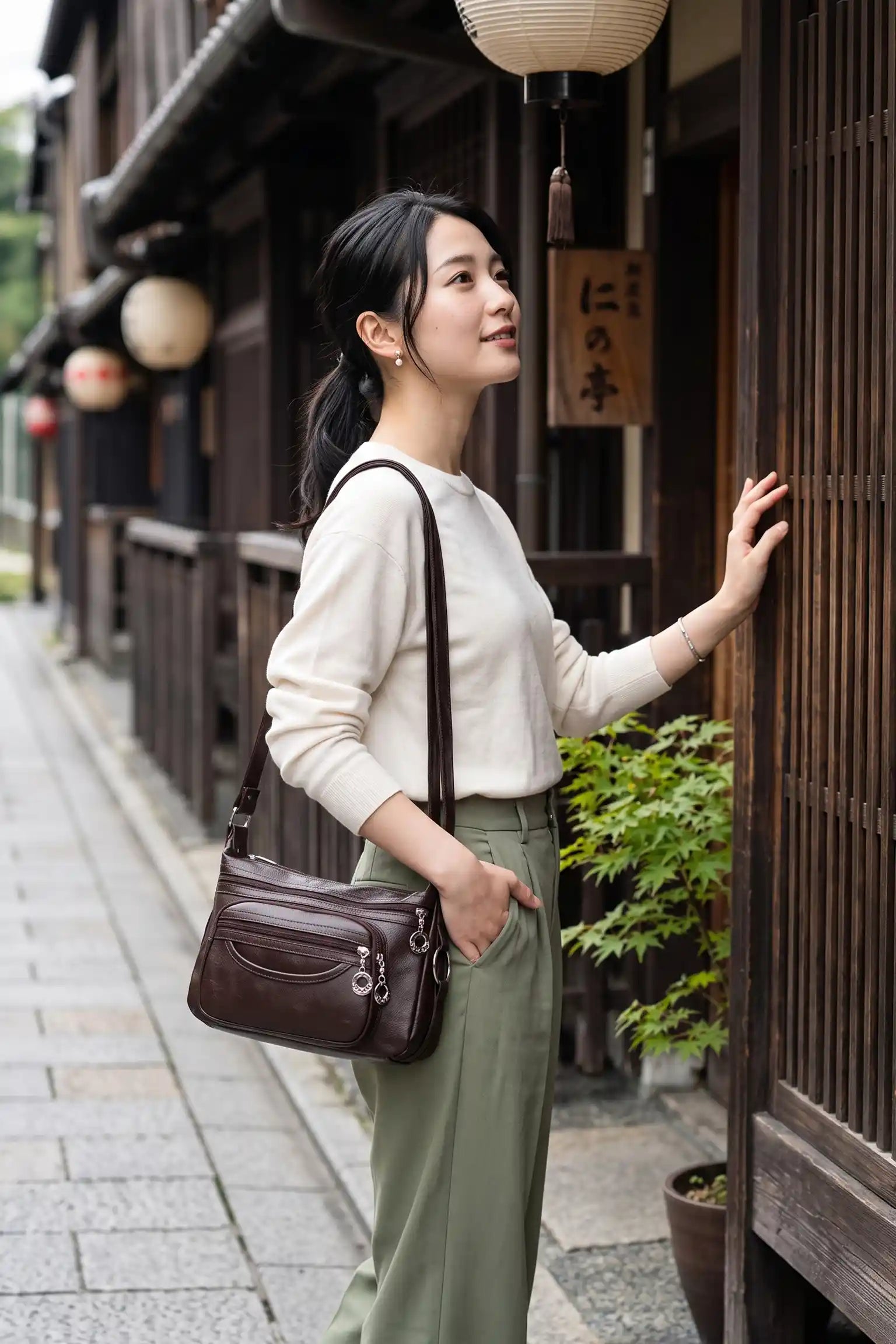 Multi Pockets Hobo Crossbody Bag For Women | Casual Waterproof Messenger Bag