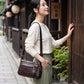 Multi Pockets Hobo Crossbody Bag For Women | Casual Waterproof Messenger Bag | In coffee Color