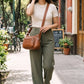 Multi Pockets Hobo Crossbody Bag For Women Casual Waterproof Messenger Bag Easy to Carry