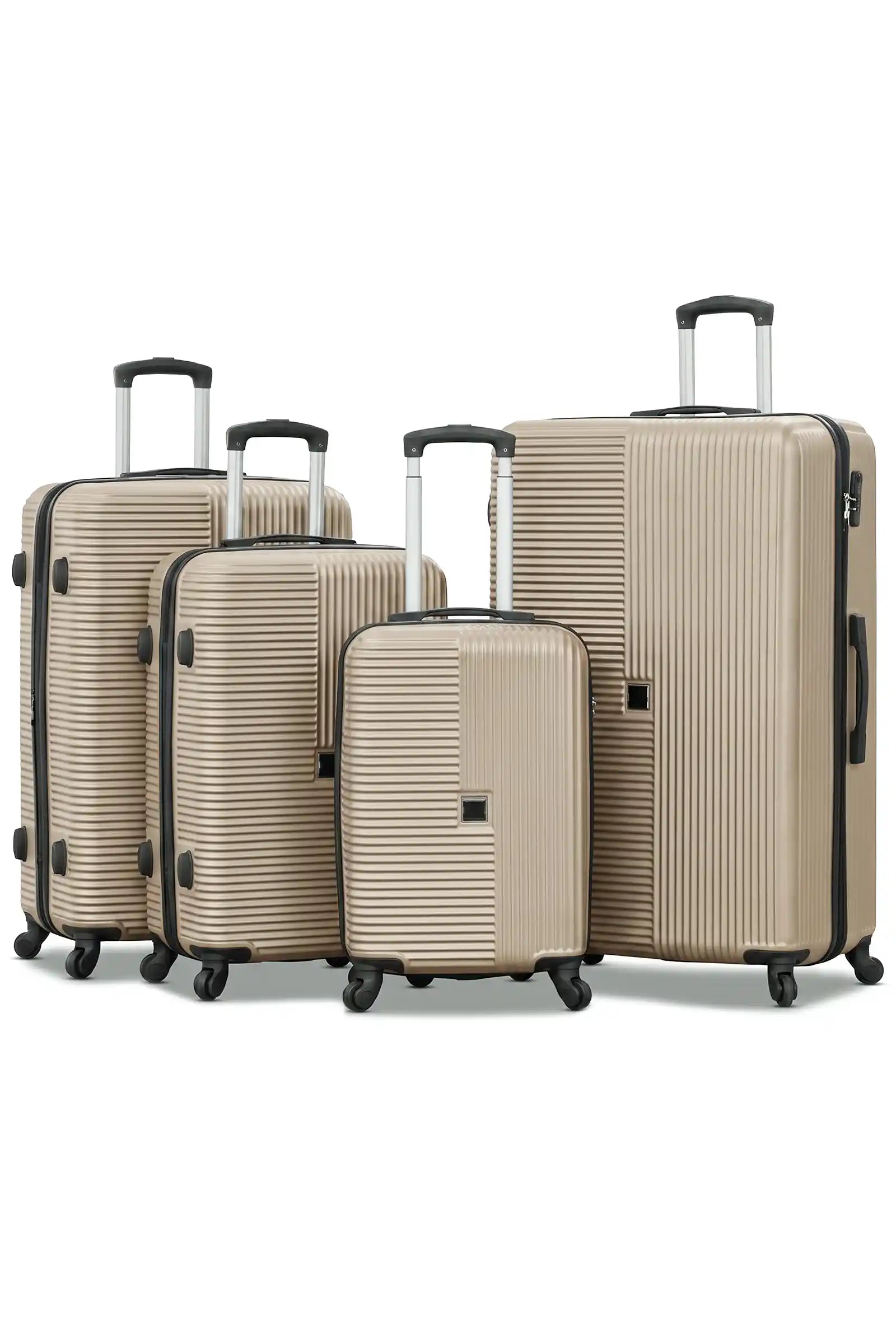 Horizo Vertic ABS Lightweight Luggage Bags with Smooth Spinner Wheels | 20, 24, 28, 32 Inches