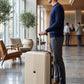 24 Inch Horizo Vertic ABS Lightweight Luggage Bag with Smooth Spinner Wheels