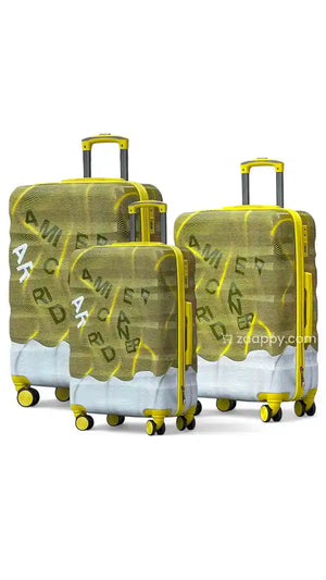 Havana PC Beautiful Printed Lightweight Luggage Set with Double Spinner Wheels | 20, 24, 28 Inches