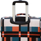 32" PU Check Type Luggage Lightweight Soft Material Trolley Bag Zaappy.com