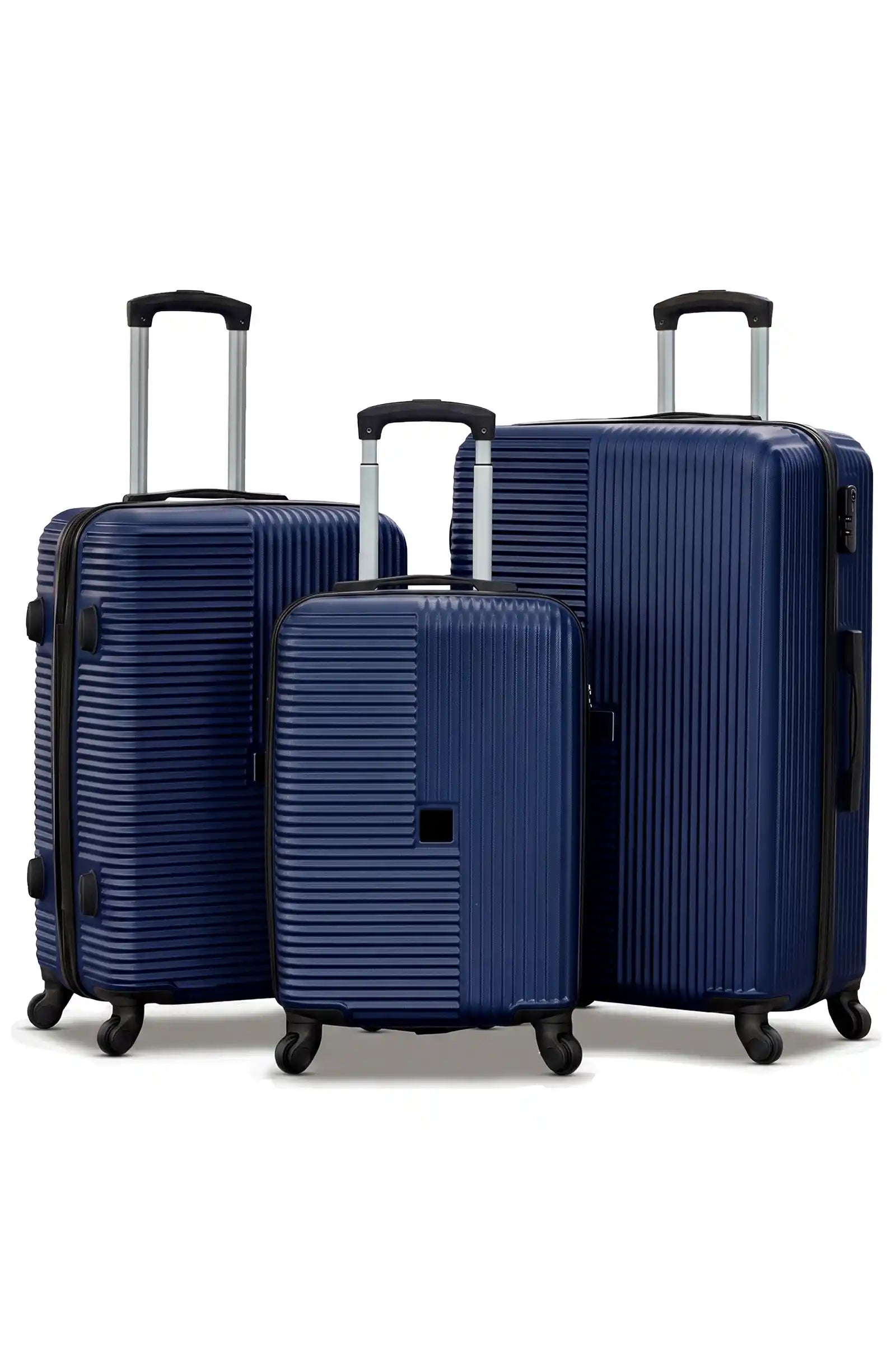 Horizo Vertic ABS Lightweight 4 Pcs (20/24/28/32 Inch) Set Luggage Bags with Smooth Spinner Wheels