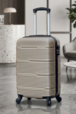 20 Inch Horizon Line ABS Lightweight Luggage Bag with Smooth Spinner Wheels