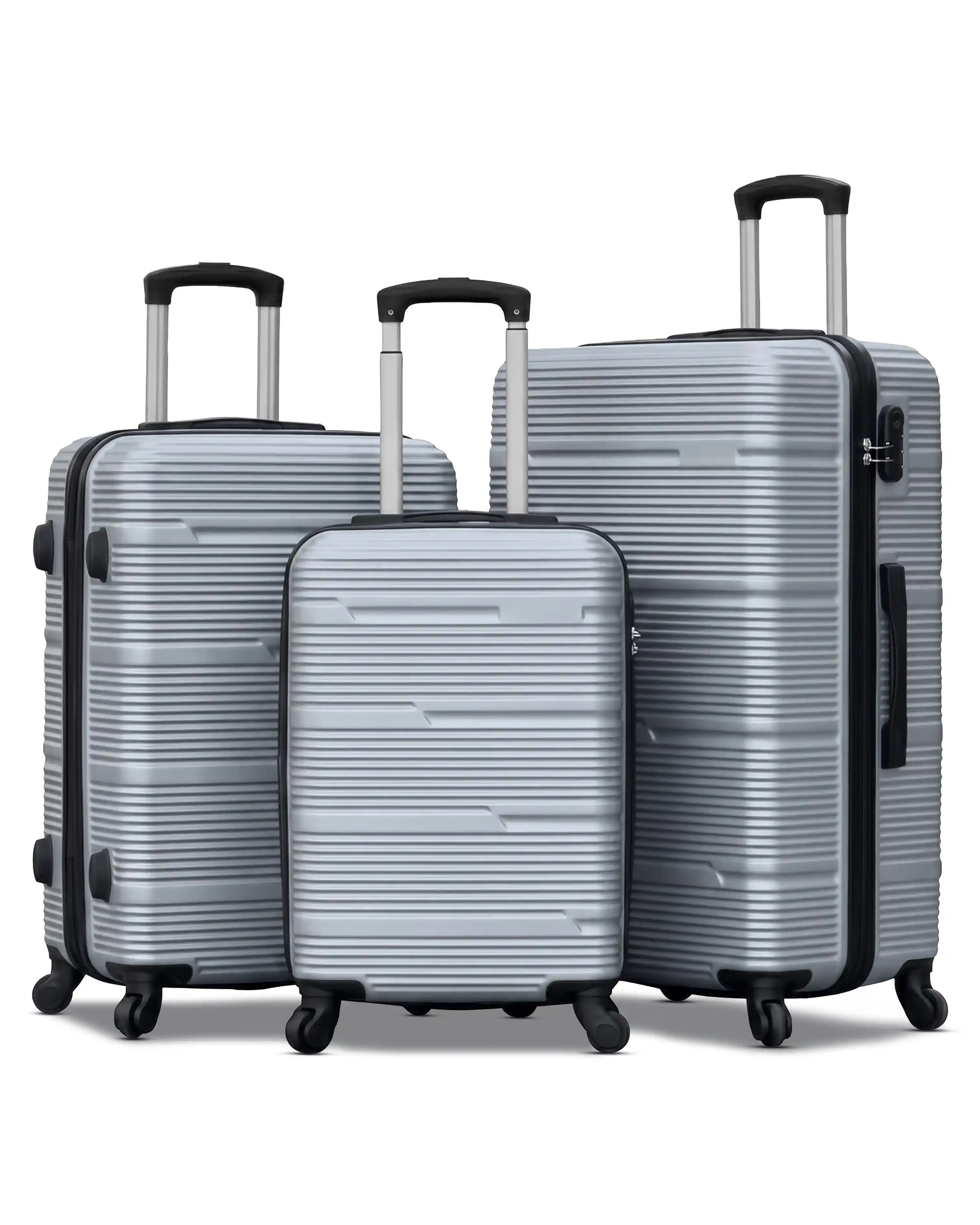 Horizon Line ABS Lightweight Luggage Bags with Double Spinner Wheels | 20, 24, 28, 32 Inches