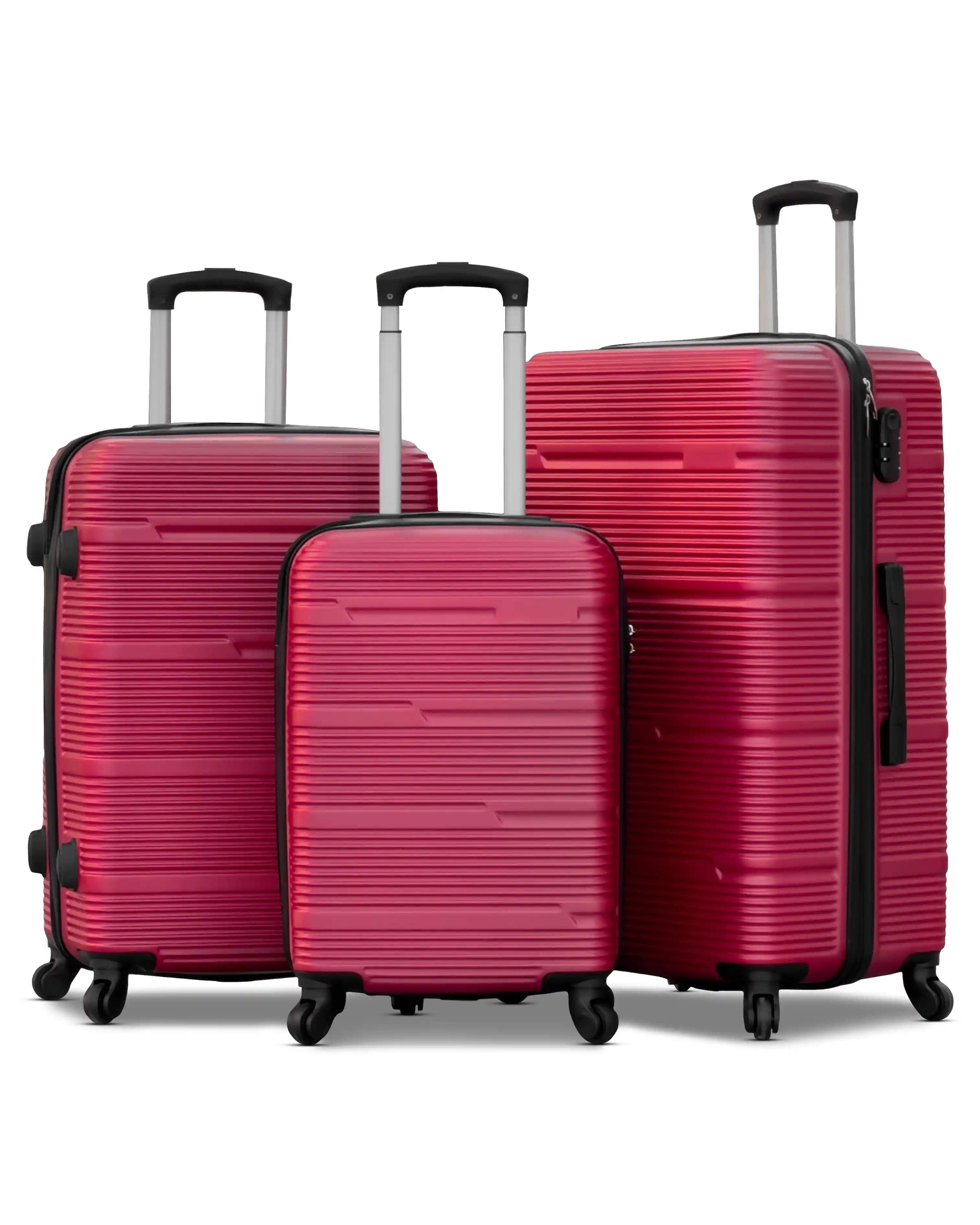 Horizon Line ABS Lightweight Luggage Bags with Double Spinner Wheels | 20, 24, 28, 32 Inches