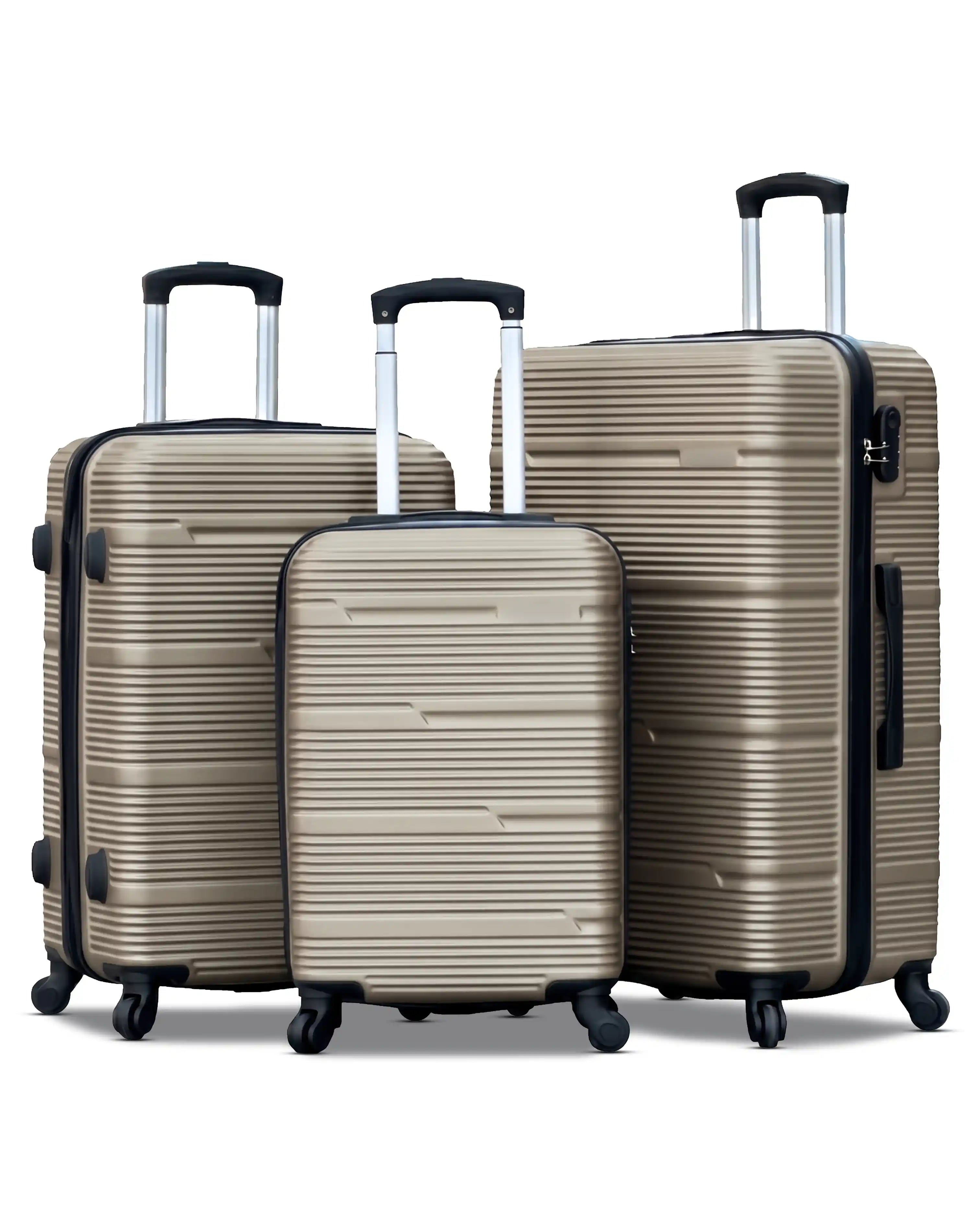 Horizon Line ABS Lightweight Luggage Bags with Double Spinner Wheels | 20, 24, 28, 32 Inches