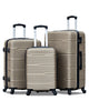 Horizon Line ABS Lightweight 4 PCS (20/24/28/32 Inch) Set Luggage Bags with Smooth Spinner Wheels