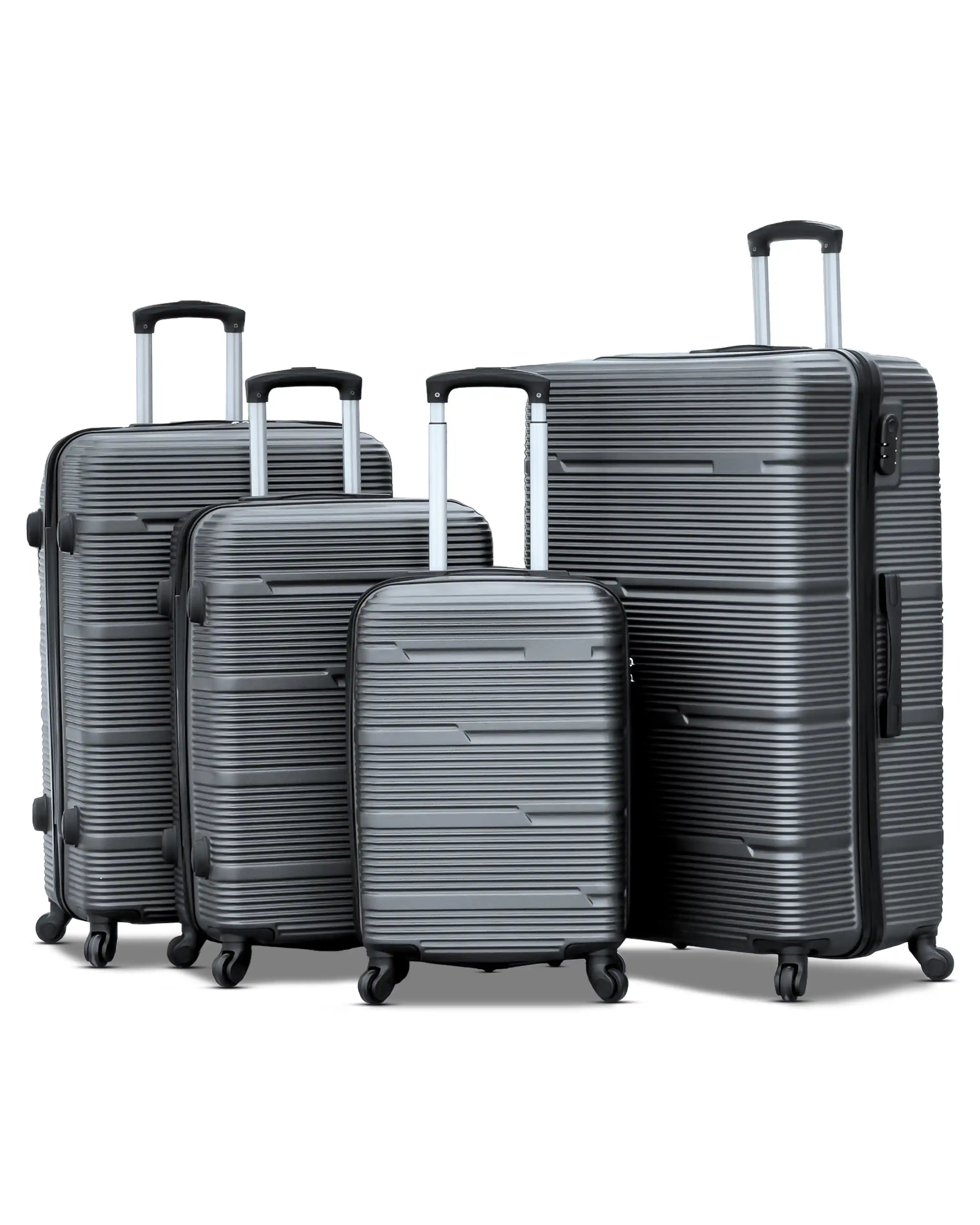 Horizon Line ABS Lightweight Luggage Bags with Double Spinner Wheels | 20, 24, 28, 32 Inches