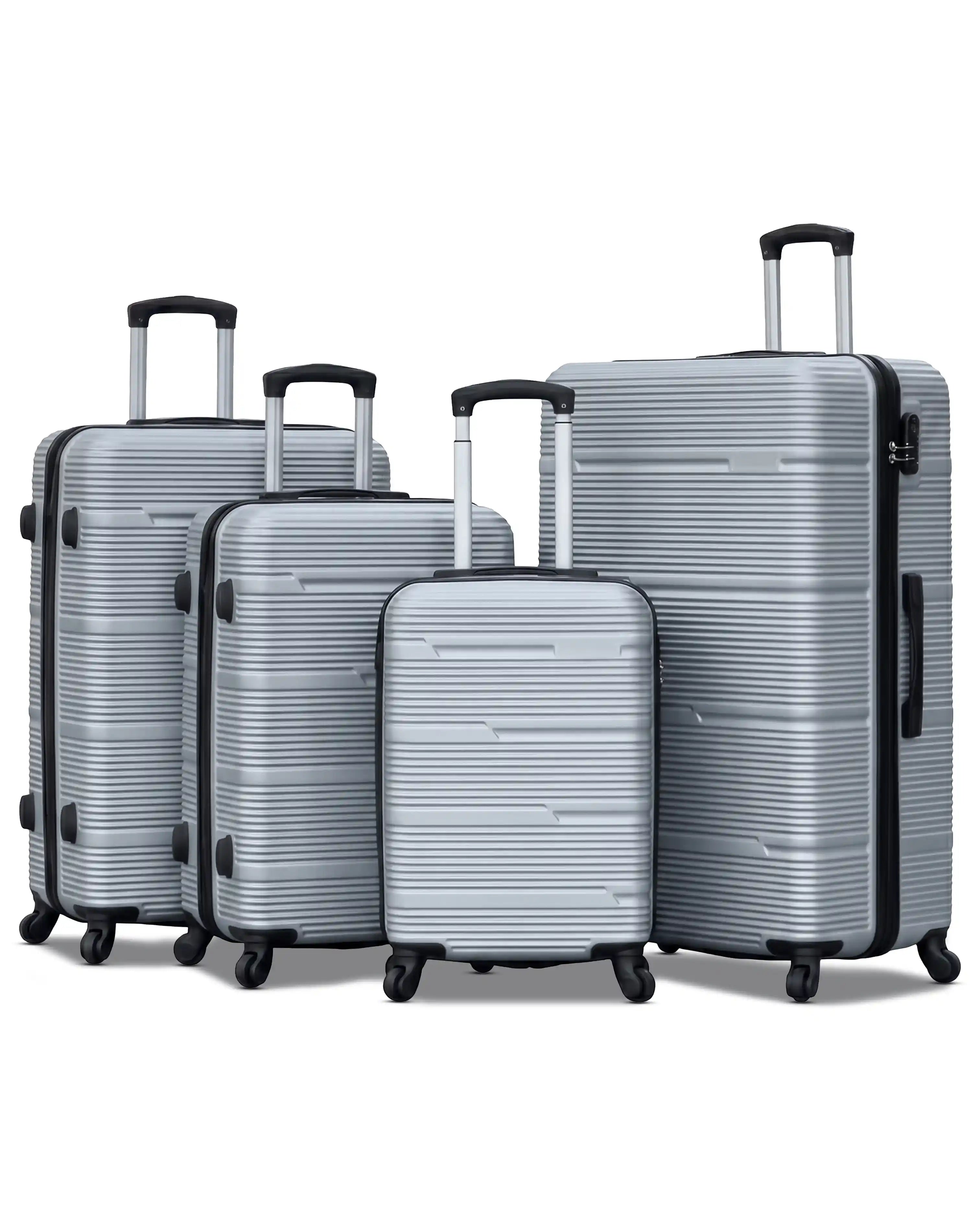 Horizon Line ABS Lightweight Luggage Bags with Double Spinner Wheels | 20, 24, 28, 32 Inches