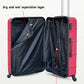 Horizon Line ABS Lightweight Luggage Bags with Double Spinner Wheels | 20, 24, 28, 32 Inches