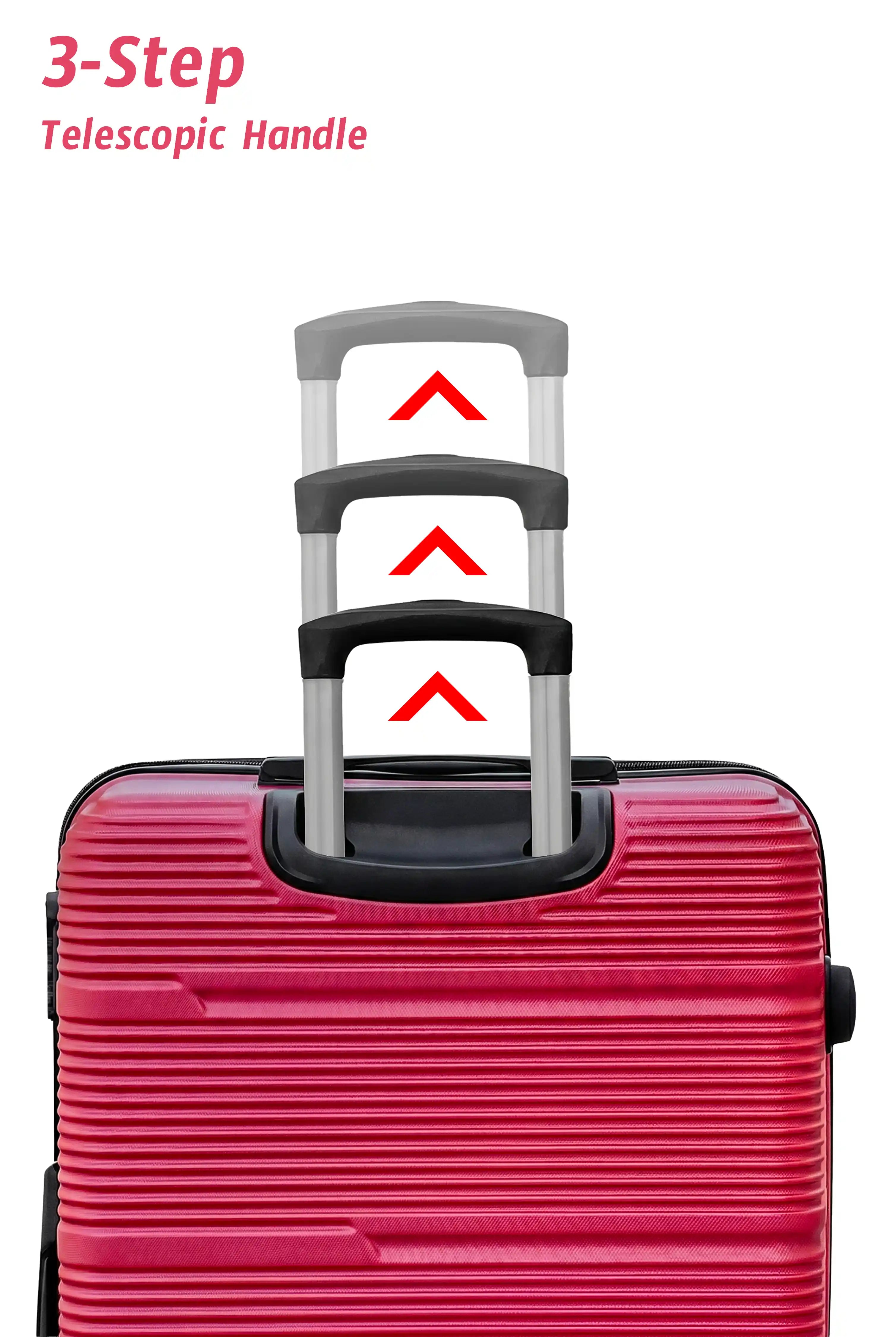 Horizon Line ABS Lightweight Luggage Bags with Double Spinner Wheels | 20, 24, 28, 32 Inches