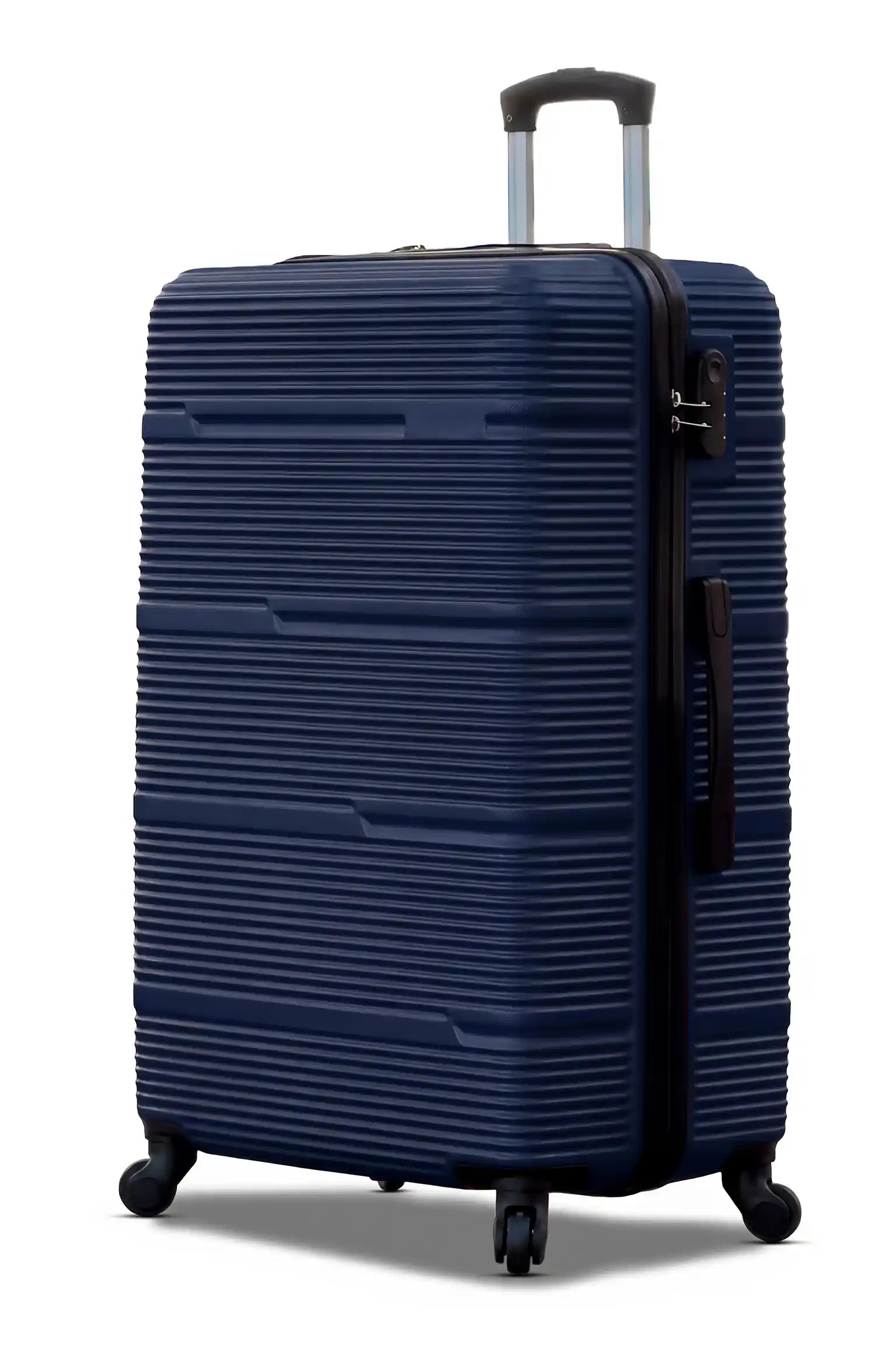 28 Inch Large Checked In Horizon Line ABS Lightweight Luggage Bag with Smooth Spinner Wheels