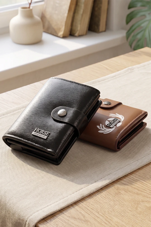 Horse Imperio Men Wallet ID Card Credit Card Holder | Cardholder 3 Fold