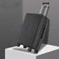 24" Black Colour Aluminium Framed ABS Hard Shell Without Zipper TSA Luggage Zaappy.com