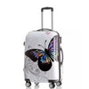 3 Pcs Set 20” 24” 28 inches White Printed Lightweight ABS Luggage | Hard case trolley bag with Spinner Wheel