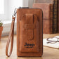 Jeep Buluo Leather Men Clutch Wallet | Trending Smart Wallet