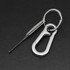 Stainless Steel Key Chain With Earwax Remover