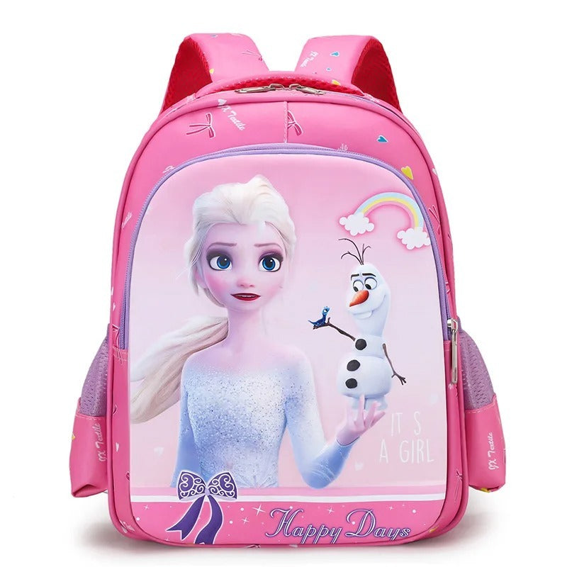 Cartoon Printed Kids School Bag | Large Capacity Waterproof Kids Backpack