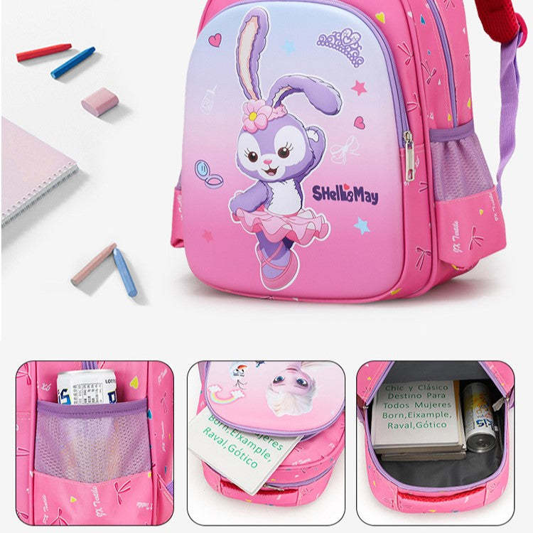 Cartoon Printed Kids School Bag | Large Capacity Waterproof Kids Backpack