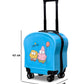 Kids Beautiful Cute Printed Lightweight Suitcase ABS Hard Shell Luggage with dimension