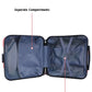 Kids Beautiful Stripe Printed Lightweight Suitcase ABS Hard Shell with spacious interior