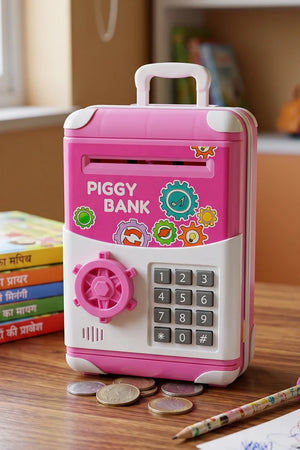 Kids ATM Money Saver Box with Number Lock System | Kids Piggy Bank