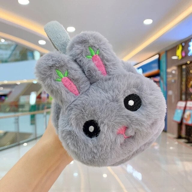 Cute Rabbit Adjustable Warm Plush Headphones Kids Ear Muffs | Buy 2 Get 1 Free Zaappy