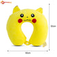 Soft Memory Form Kids Neck Pillow For Travel | Cute Cartoon Printed Neck Rest Cushion Zaappy
