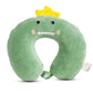 U-Shaped Soft Memory Form Kids Neck Pillow For Travel | Cute Cartoon Printed Neck Rest Cushion Zaappy