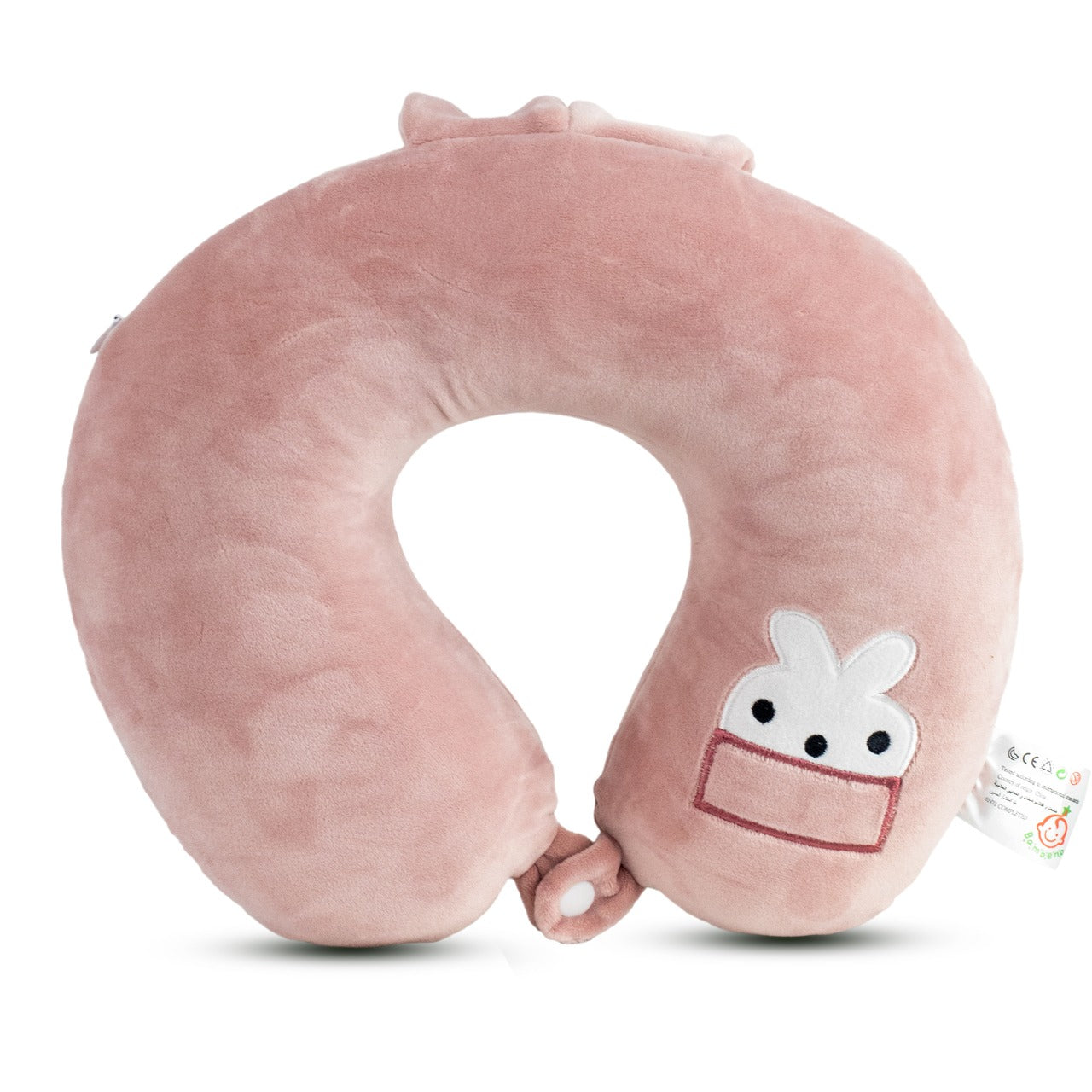 Soft Memory Form Kids Neck Pillow For Travel | Cute Cartoon Printed Neck Rest Cushion Zaappy