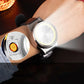 Men's Rechargeble USB Windproof Classic Lighter Wrist Watch | Electronic Watch Zaappy.com
