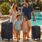 2 Piece Set LP 4 Wheel Soft Material Luggage | Carry-On & Checked Suitcase Combo
