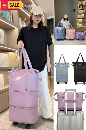 Large Capacity Expandable Luggage Bag | Travel Bags With Universal Wheels