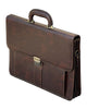 Lawyer Attorney Leather Briefcase Lightweight Secure Business Men Bag