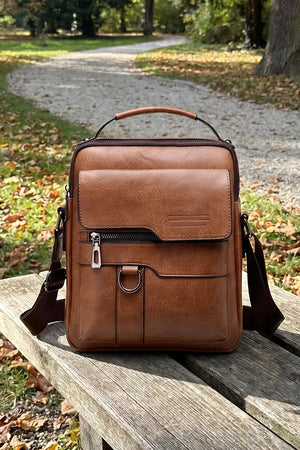 Leather Men`s Fashion Bag Water Proof | Business Suit Bag
