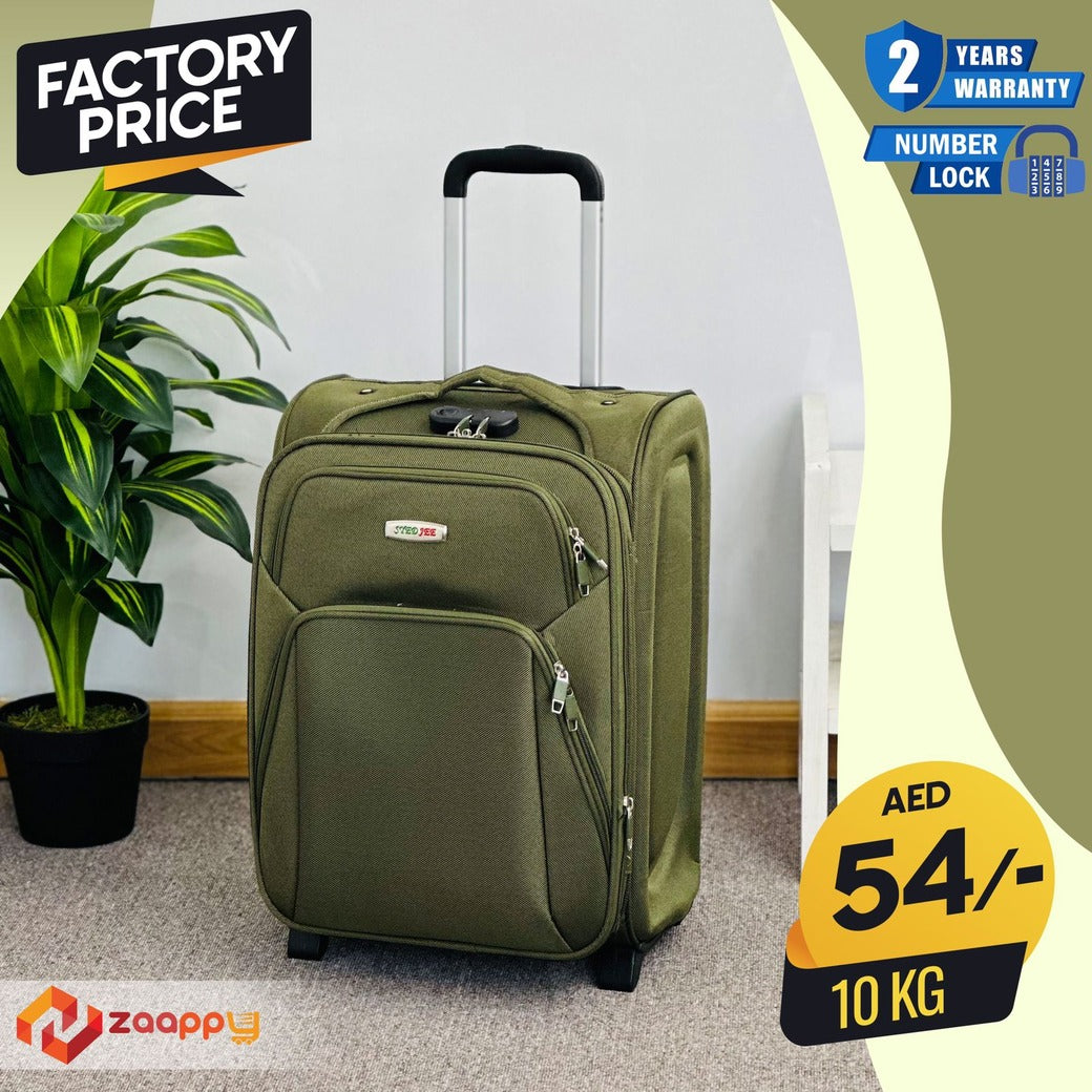 Carry On Lightweight Soft Material Luggage Bag | 7-10 Kg | 2 Wheel | 4 Wheel