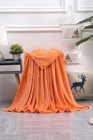 Trending Plain Double Tamilon Flannel Blanket