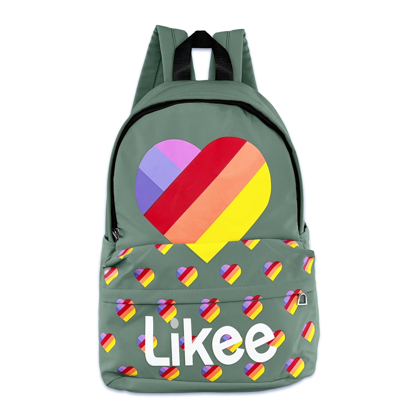 Large Capacity Colourful Love Printed Likee Kids Backpack