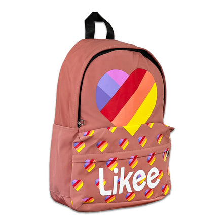 Large Capacity Colourful Love Printed Likee Kids Backpack