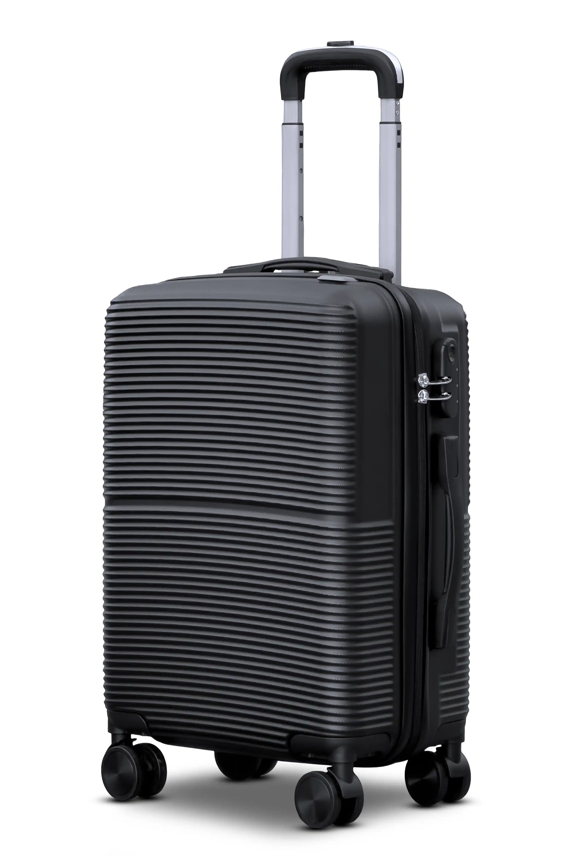 20 inch cabin size Black luggage Zaappy suitcases