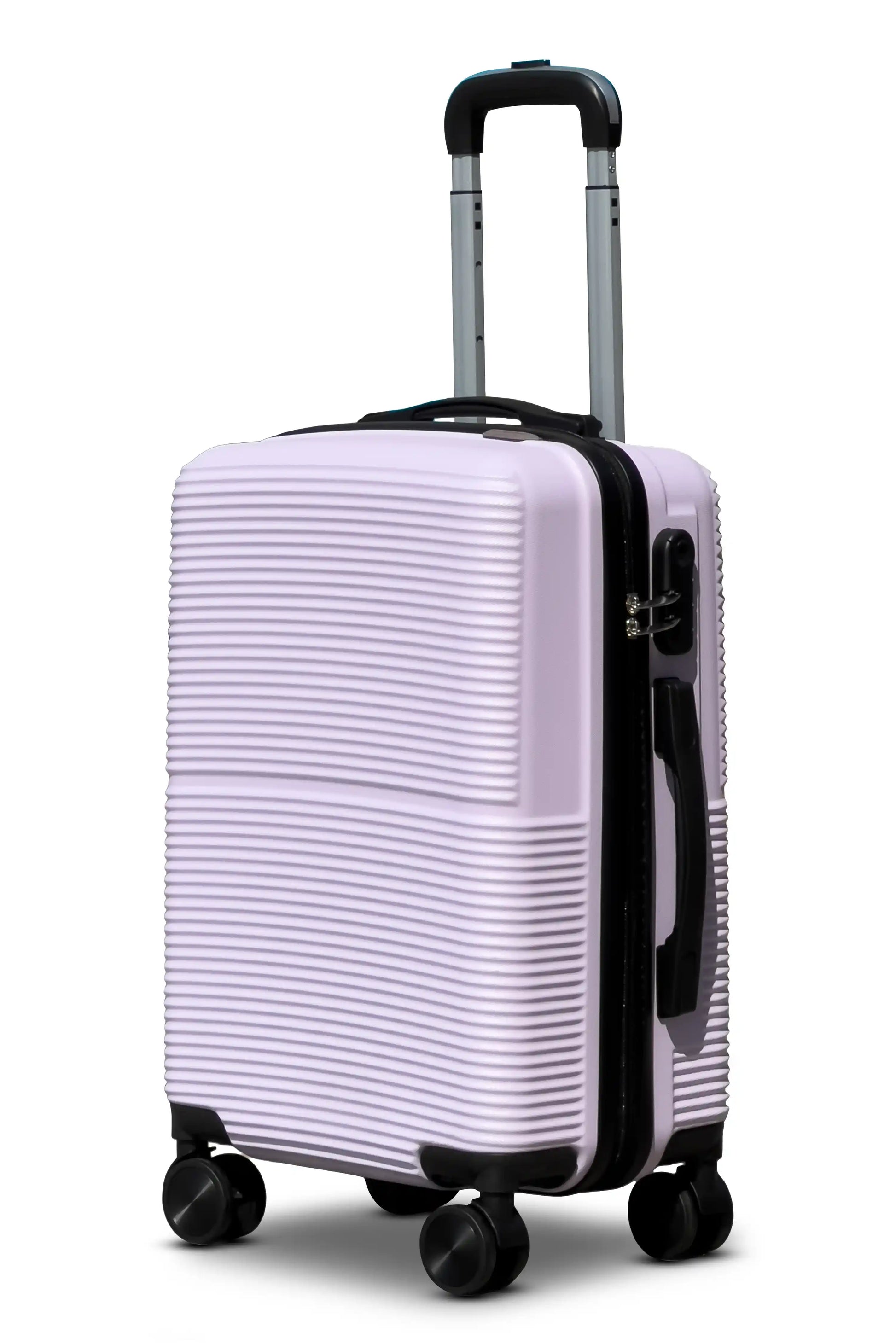 20 inch cabin size Light purple luggage Zaappy suitcases