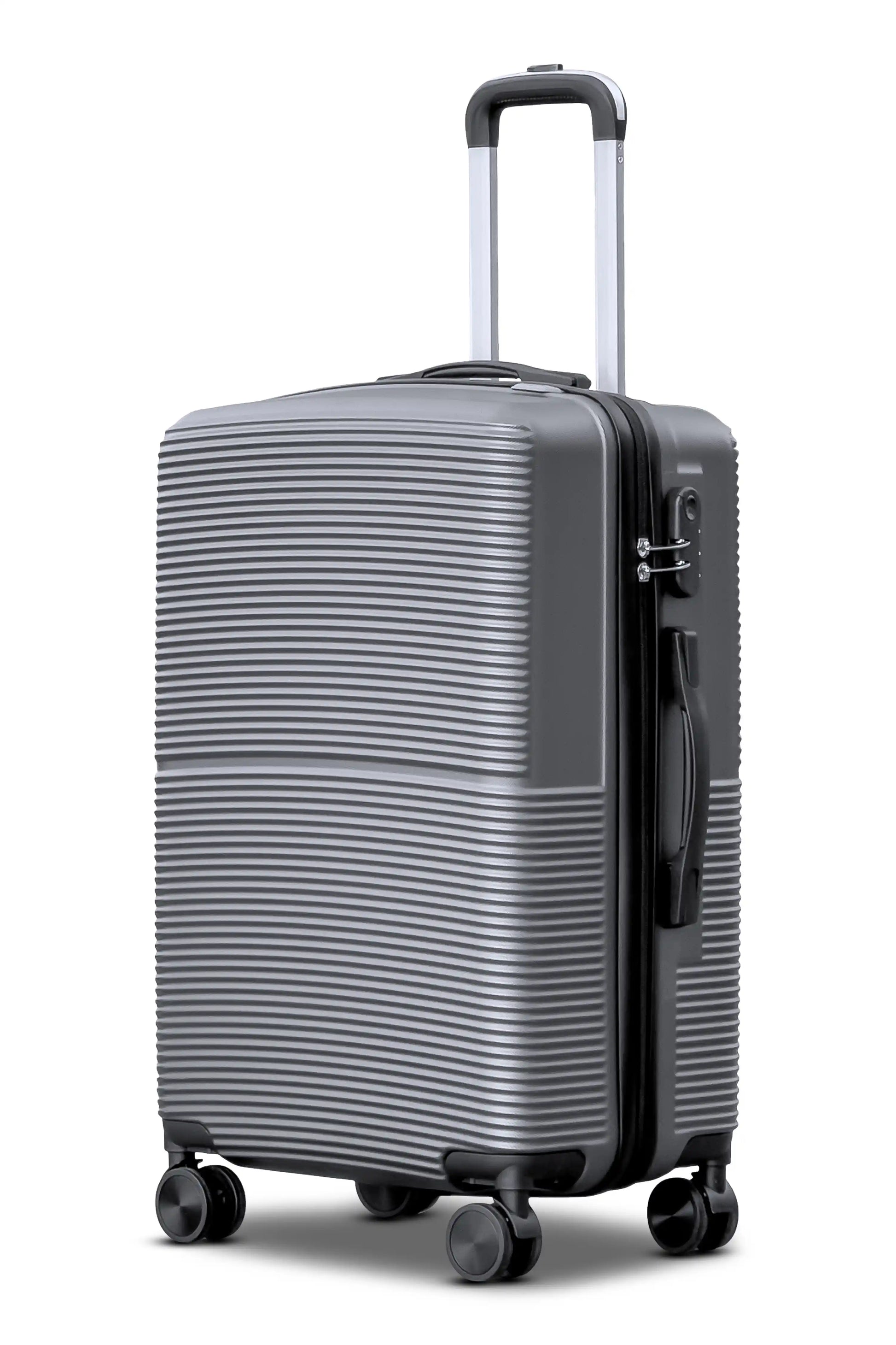 24 inch Medium size Grey luggage Zaappy suitcases