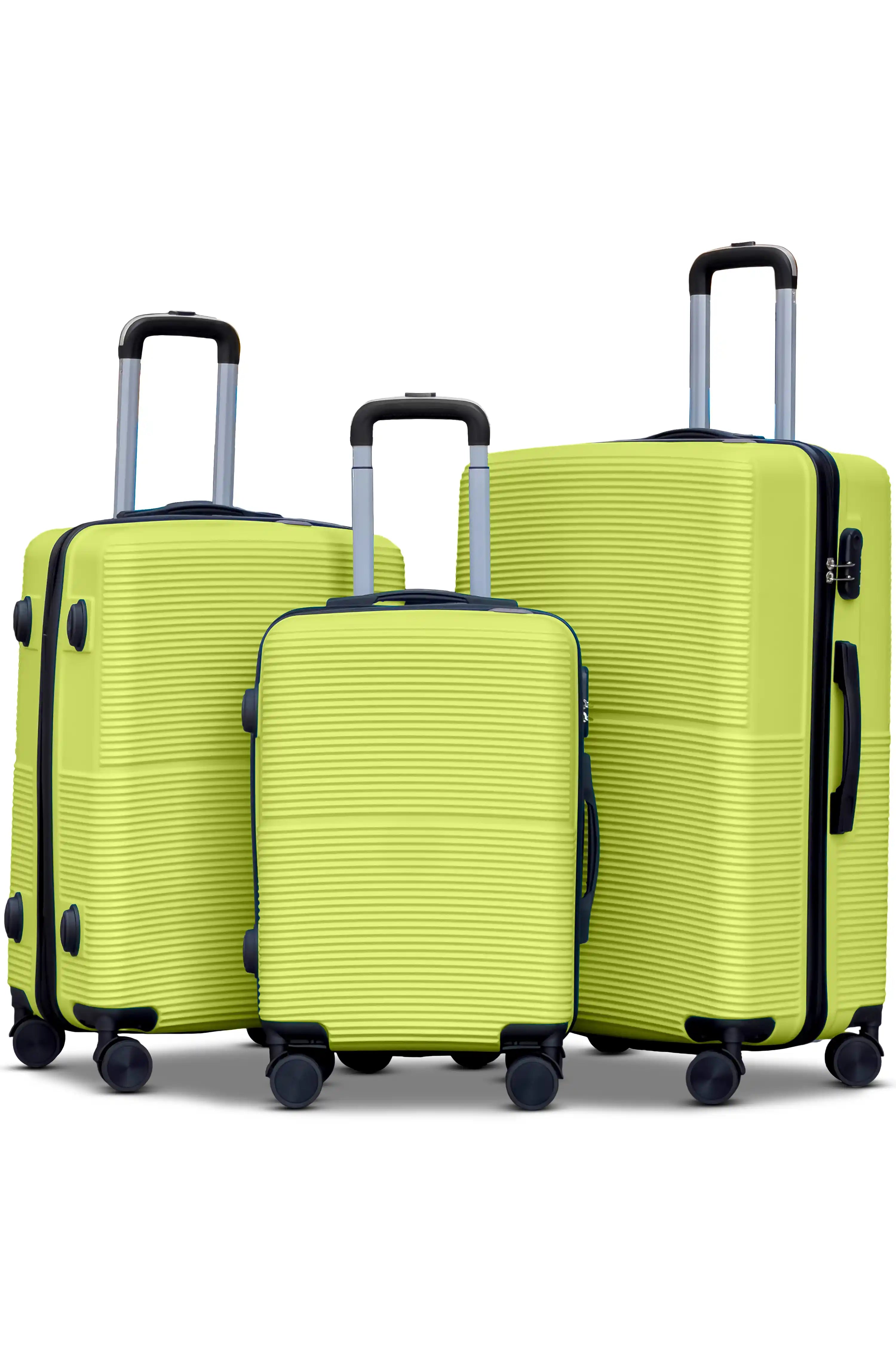 Line K3 Lightweight ABS Hard Shell Luggage Set with Spinner Wheels | 20, 24, 28 Inches