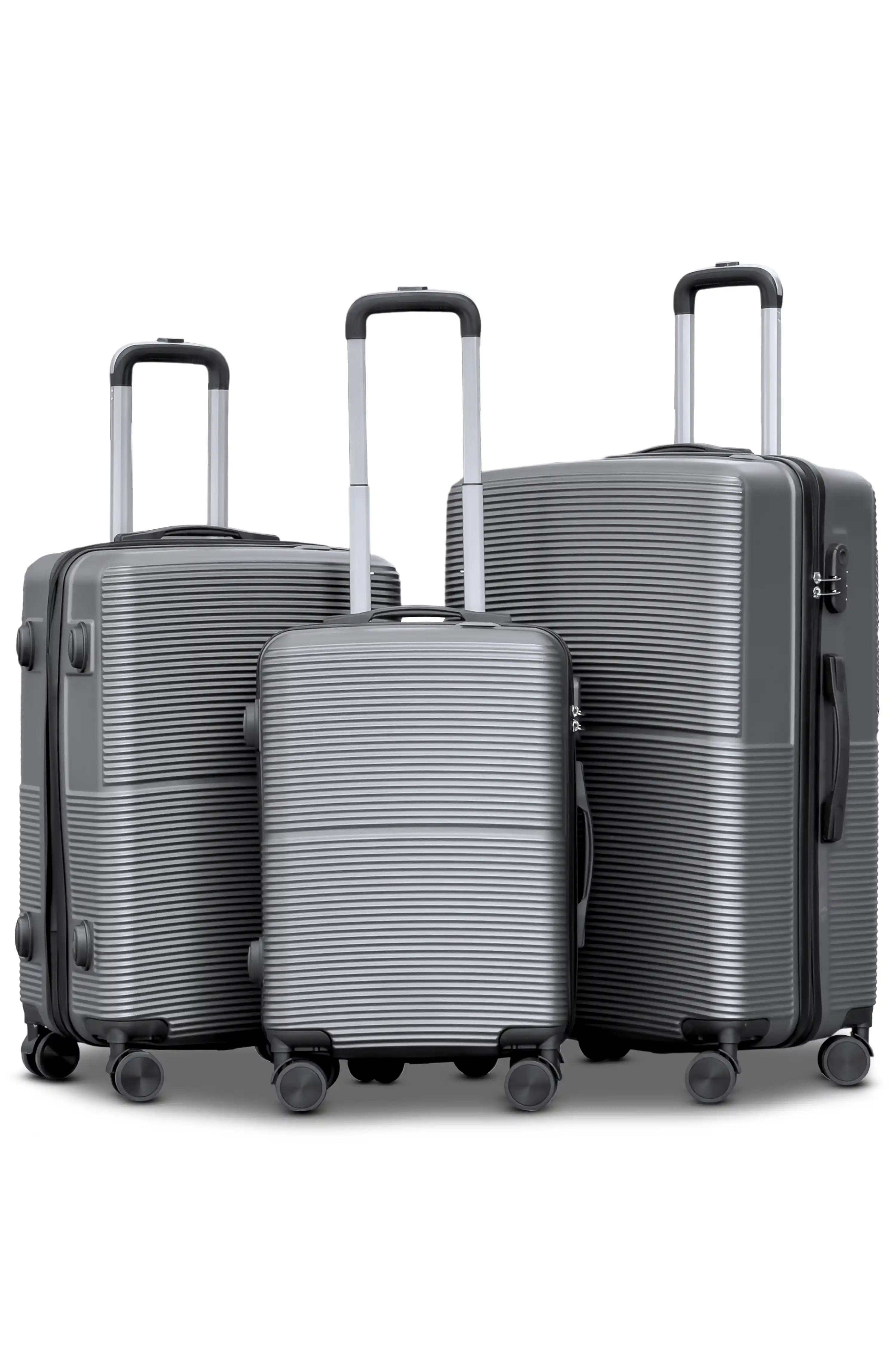 Line K3 Lightweight ABS Hard Shell Luggage Set with Spinner Wheels | 20, 24, 28 Inches