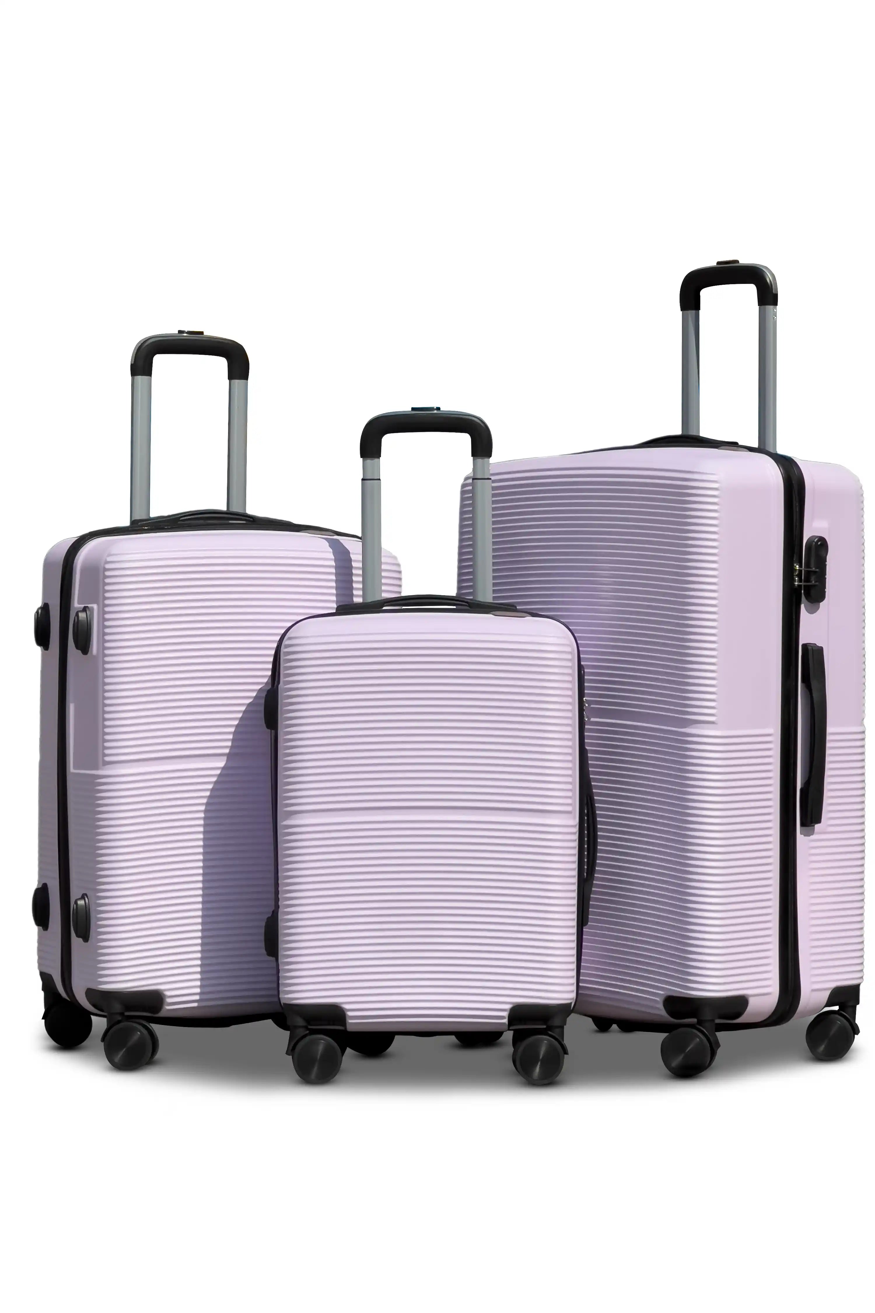 Line K3 Lightweight ABS Hard Shell Luggage Set with Spinner Wheels | 20, 24, 28 Inches