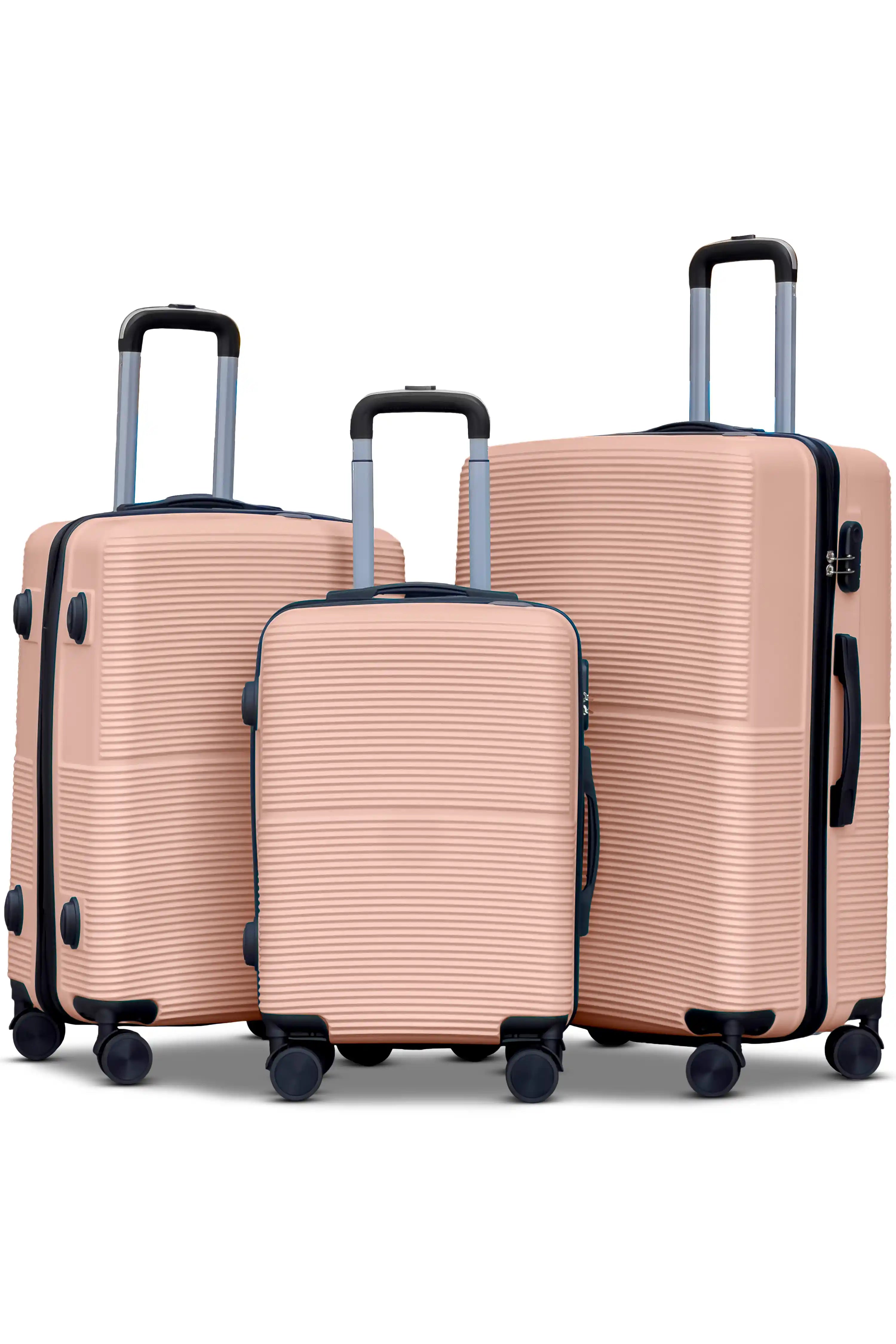 Line K3 Lightweight ABS Hard Shell Luggage Set with Spinner Wheels | 20, 24, 28 Inches